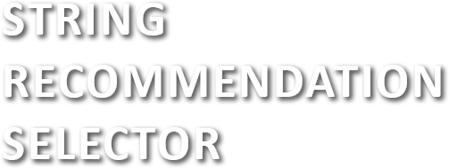 Just Rackets - String Recommendation Selector