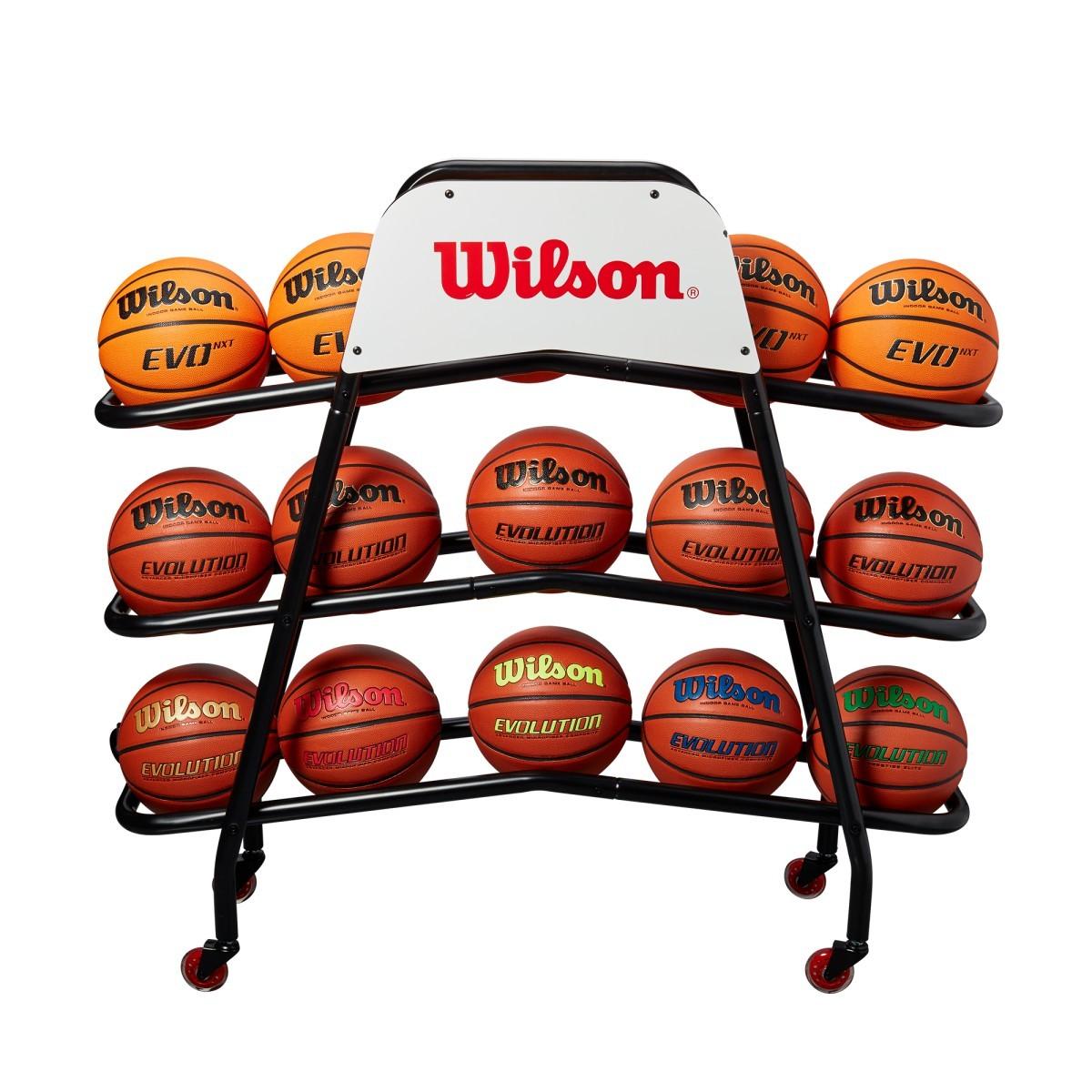 Deluxe Basketball Ball Cart