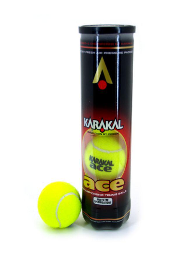Karakal ACE Tennis Balls (4 Ball Can)