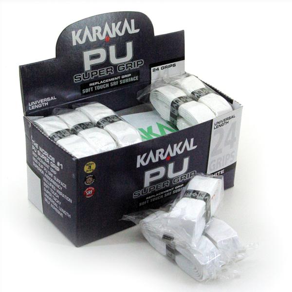 Karakal PU Super Grips x 24 White