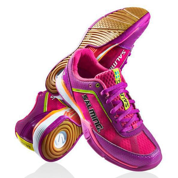 Salming Womens Viper Indoor Court Shoes Purple
