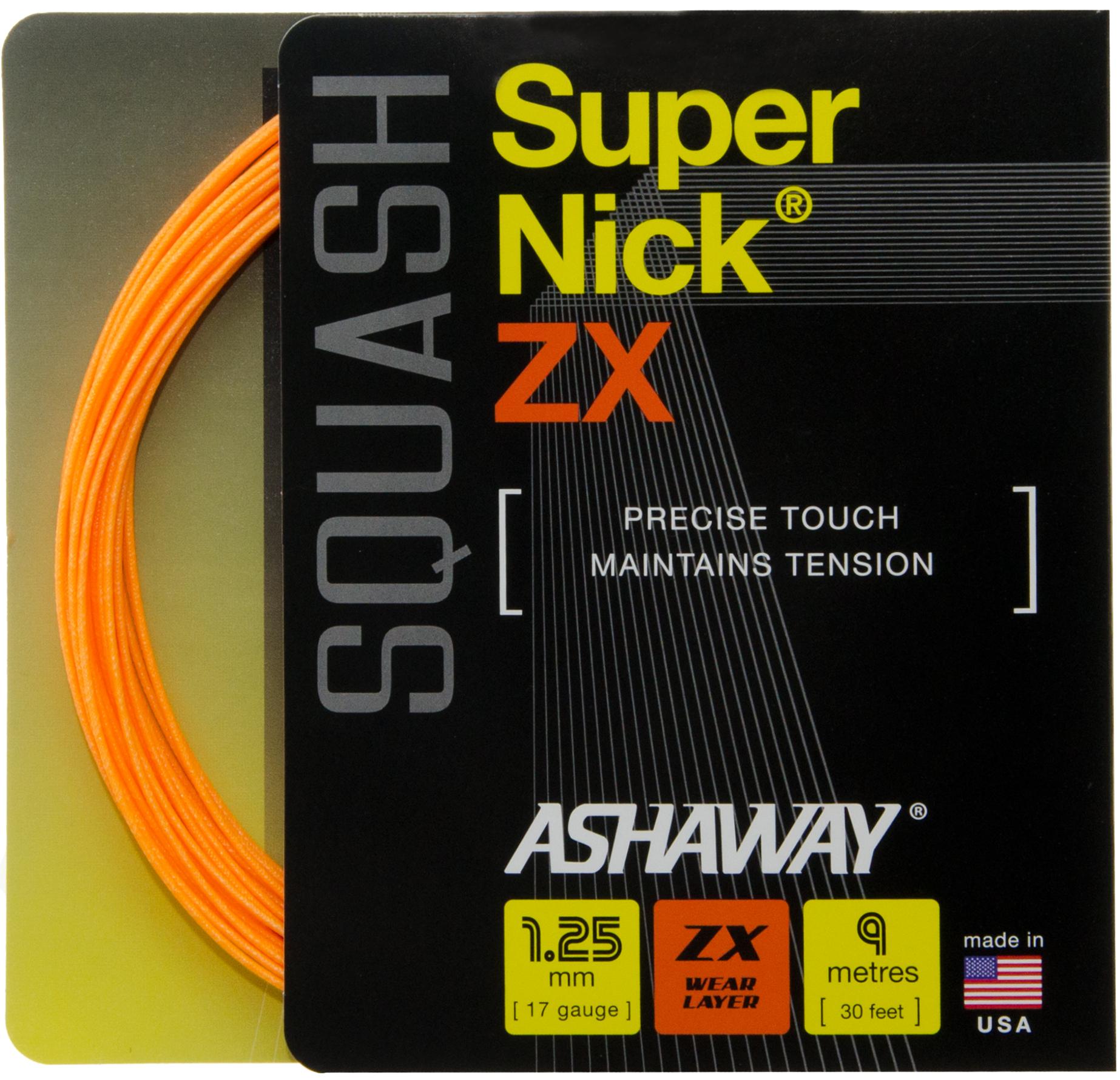 Ashaway SuperNick ZX 17 1.25mm Squash Set