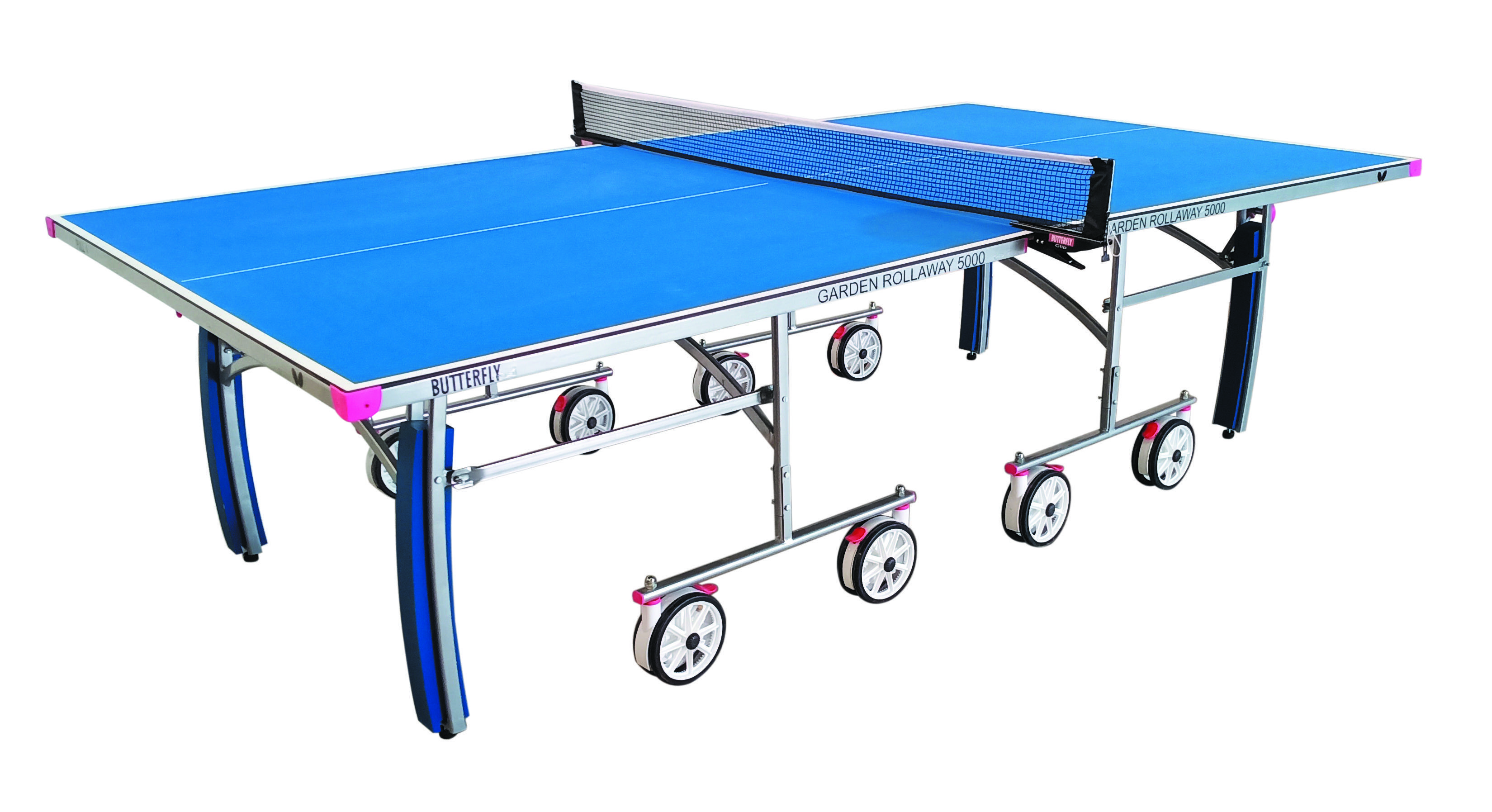 Butterfly Garden Rollaway 5000 5mm Outdoor Table Tennis Table Blue