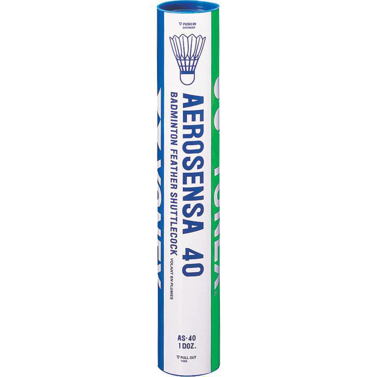 Yonex AS 40 Feather Badminton Shuttles 78 White Speed Medium