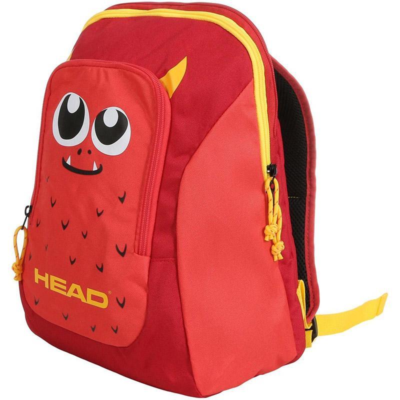 red and yellow backpack
