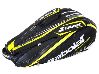 Babolat Aero Line Racket Bag x6 - Black/Yellow