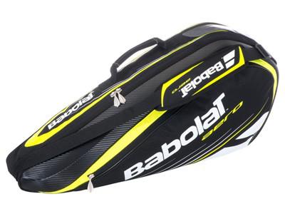 Babolat Aero Racket Holder X3 - Black/Yellow (2013)