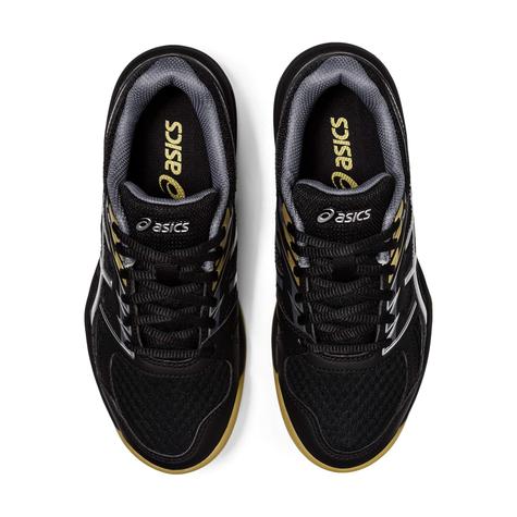 Asics Kids Upcourt 4 GS Indoor Court Shoes - Black/Pure Silver - main image