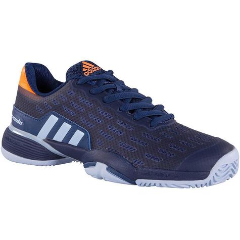 Adidas Kids Barricade XJ Tennis Shoes - Blue/Orange - main image