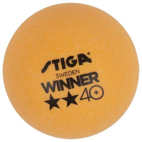 STIGA 2 Star Winner Plastic Orange x 72 Pack - main image