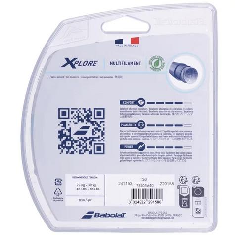 Babolat Xplore Tennis String 12M Set - Blue - main image