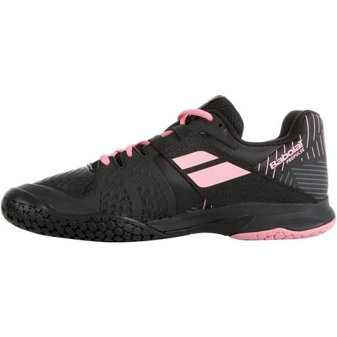 Babolat Propulse All Court Junior Tennis Shoes - Black Geranium Pink - main image