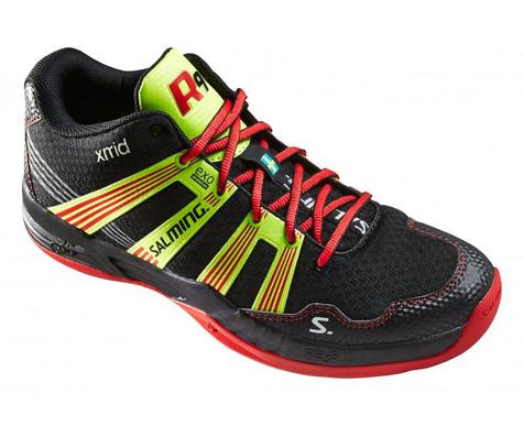 Salming Mens Race R9 MID 2.0 Indoor Court Shoes - Black - main image