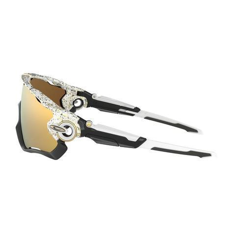 Oakley Jawbreaker Splatter White/24k Gold Iridium Sunglasses - main image