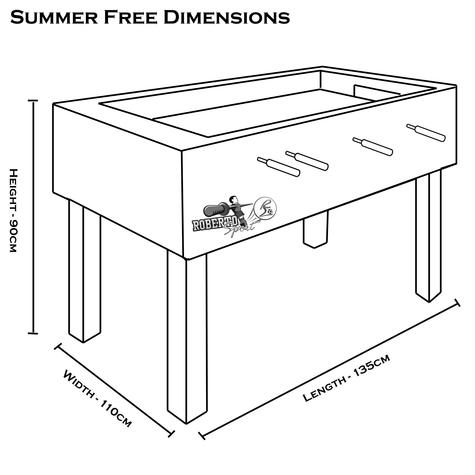 Roberto Sport Summer Free Table Football Table - main image