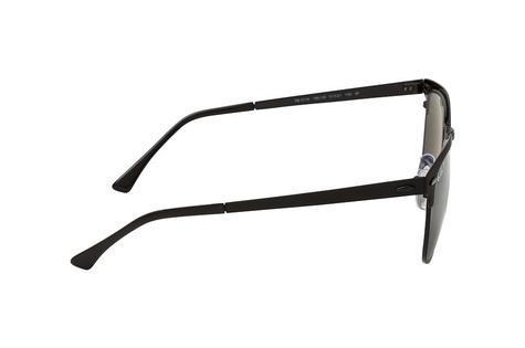 Ray-Ban Clubmaster Metal RB3716 Black Polarised Sunglasses - main image