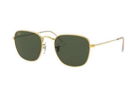 Ray-Ban Gold Rb3857 Frank Legend Sunglasses