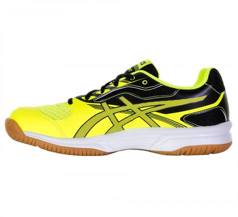 Asics Kids GEL-Upcourt 2 GS Indoor Court Shoes - Safety Yellow/Black - main image