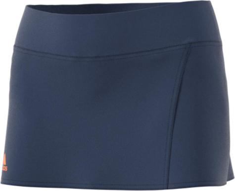 Adidas Women's Melbourne  Line Skirt  - Dark Blue, Orange - main image