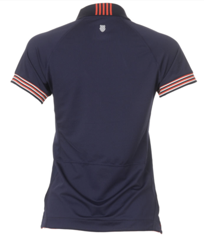 K-Swiss Womens Heritage Polo Shirt - Navy - main image