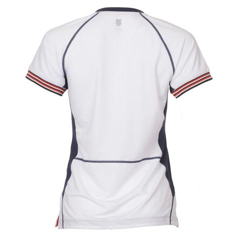 K-Swiss Heritage Short Sleeve T-Shirt, White - main image
