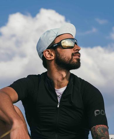 POC DO Blade Hydrogen White/Violet Silver Mirror Sunglasses - main image