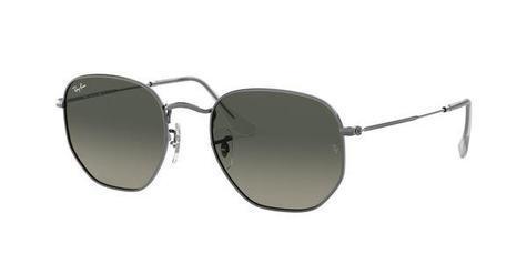 Ray-Ban Hexagonal RB3548N Gold/Blue Grey Sunglasses - main image