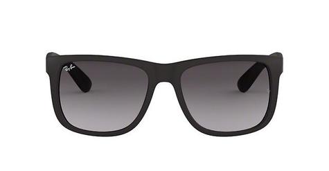 Ray-Ban 0RB4165 Justin Rubber Black Sunglasses - main image