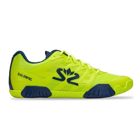 Salming Men's Hawk 2 Indoor Shoes - Fluo Green Navy - main image