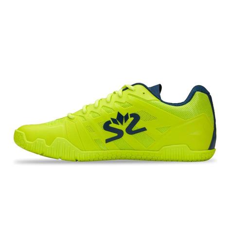 Salming Men's Hawk 2 Indoor Shoes - Fluo Green Navy - main image