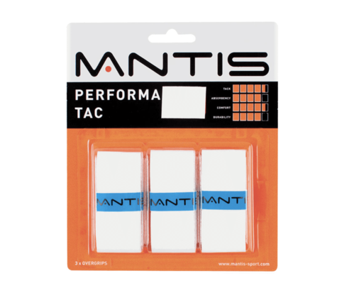 Mantis Performa Tac: Pack of 3 Overgrips (White) - main image