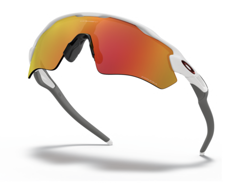 Oakley Radar EV Path Polished White Prizm Ruby Sunglasses - main image