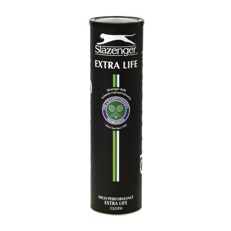 Slazenger Extra Life Tennis Balls (4 Ball Can) - main image
