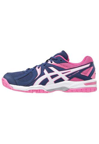 Asics Gel Hunter Women`s Indoor Shoes Blue White & Azalea Pink - main image