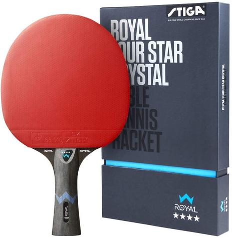 STIGA 4 STAR ROYAL CRYSTAL TABLE TENNIS BAT - main image