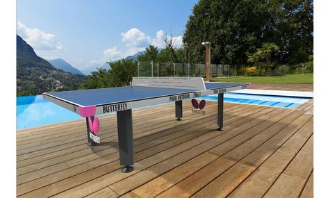 Butterfly Park Outdoor Table Tennis Table - main image