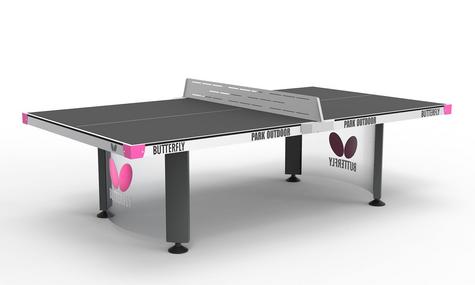 Butterfly Park Outdoor Table Tennis Table - main image