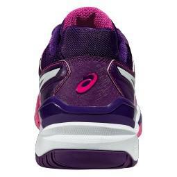 Asics Womens GEL Resolution 6 Tennis Shoes - Pink/Purple - UK 5 - main image