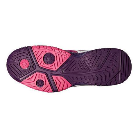 Asics Womens GEL Resolution 6 Tennis Shoes - Pink/Purple - UK 5 - main image