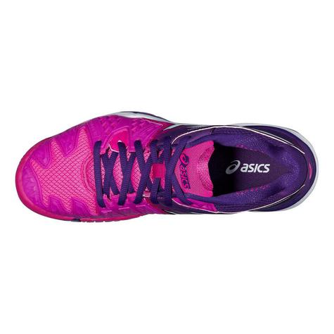 Asics Womens GEL Resolution 6 Tennis Shoes - Pink/Purple - UK 5 - main image