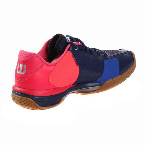 Wilson Vertex Men`s Squash & Indoor Shoes Navy/Neon Red  - main image