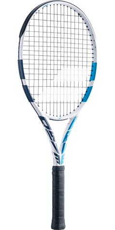 Babolat Evo Drive Tennis Racket - White Blue - main image