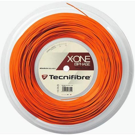 Tecnifbre X-One BiPhase Squash 1.18mm (Orange) 200m Reel - main image
