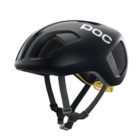 POC Ventral Spin Black / Yellow Cycling Helmet	 - main image