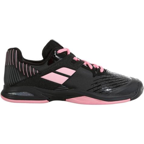 Babolat Propulse All Court Junior Tennis Shoes - Black Geranium Pink - main image