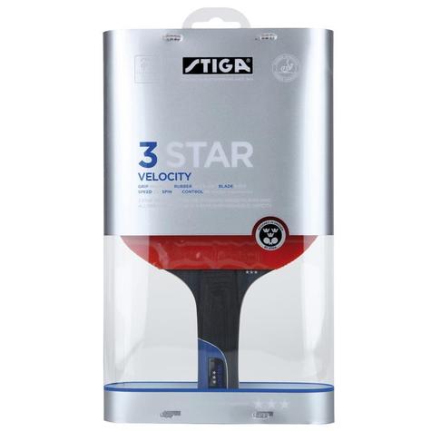 Stiga 3 Star Velocity Table Tennis Bat - main image