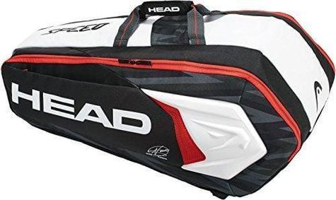 Tennis Bag HEAD Djokovic 12R Monstercombi Black White - main image