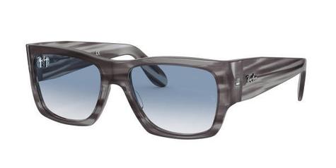 Ray-Ban RB2187 Wayfarer Nomad Striped Grey Sunglasses - main image