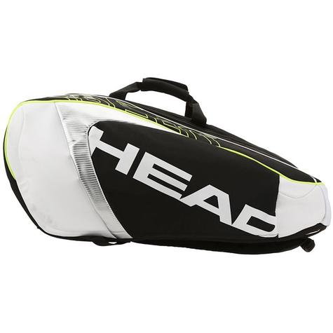 Head Djokovic 12R Monster Combi Kit Bag - Black, White & Neon Yellow - main image