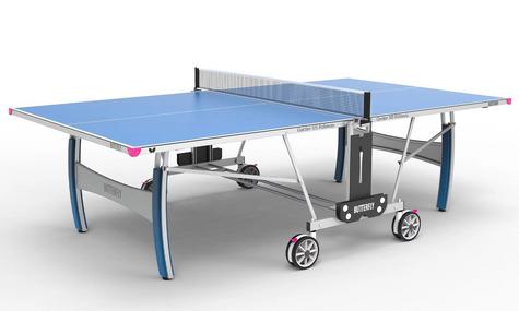 Butterfly Garden M5 Outdoor Table Tennis Table Blue - main image